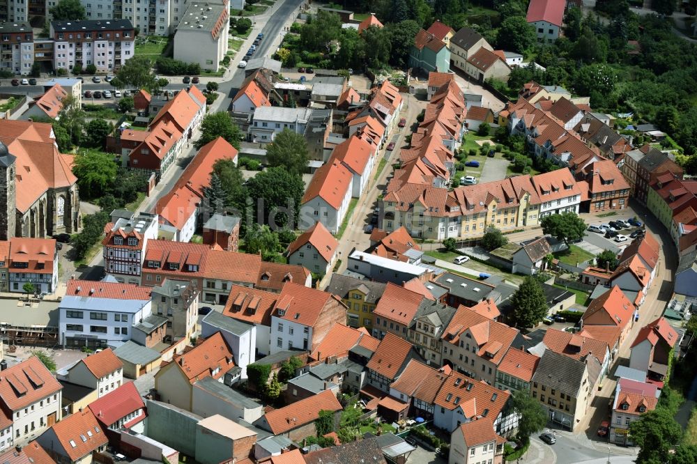 Luftbild Oschersleben (Bode) - Stadtansicht vom Innenstadtbereich in Oschersleben (Bode) im Bundesland Sachsen-Anhalt