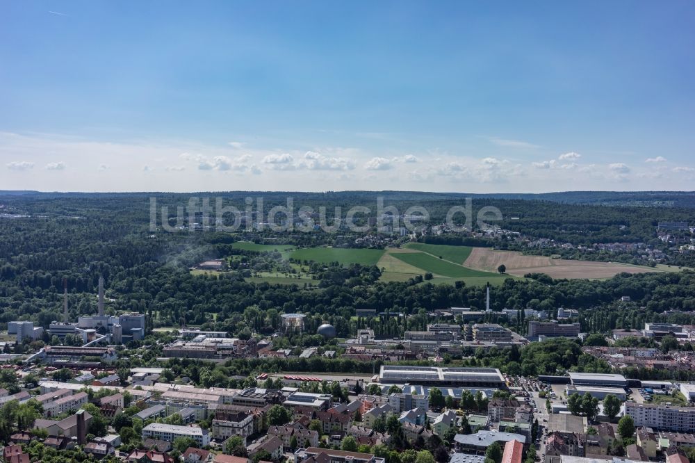 Pforzheim aus der Vogelperspektive: Stadtansicht vom Innenstadtbereich in Pforzheim im Bundesland Baden-Württemberg