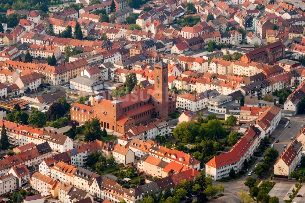 Luftbild Pirmasens - Stadtansicht vom Innenstadtbereich in Pirmasens im Bundesland Rheinland-Pfalz, Deutschland