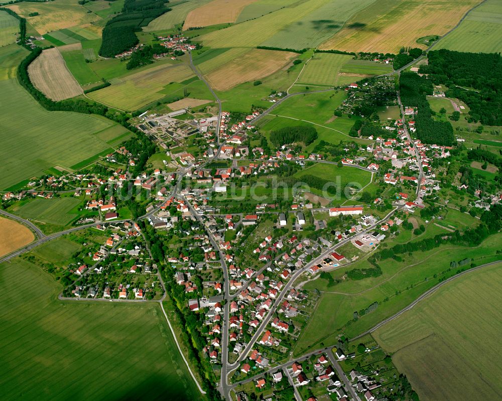 Radewitz aus der Vogelperspektive: Stadtansicht vom Innenstadtbereich in Radewitz im Bundesland Sachsen, Deutschland