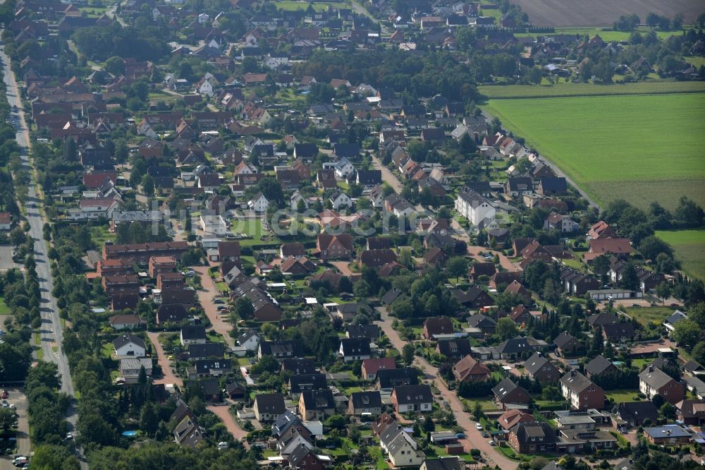 Rehburg-Loccum von oben - Stadtansicht vom Innenstadtbereich in Rehburg-Loccum im Bundesland Niedersachsen