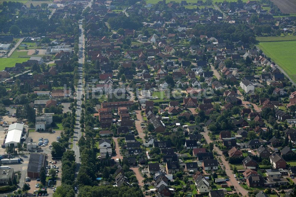 Rehburg-Loccum aus der Vogelperspektive: Stadtansicht vom Innenstadtbereich in Rehburg-Loccum im Bundesland Niedersachsen