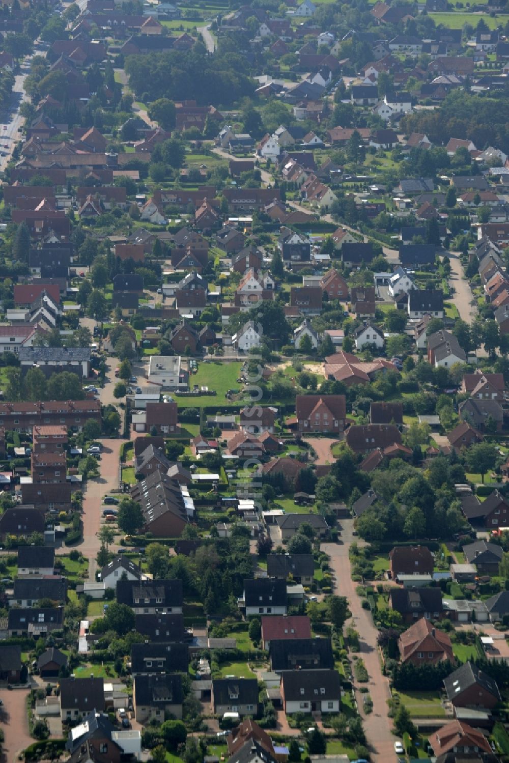 Luftaufnahme Rehburg-Loccum - Stadtansicht vom Innenstadtbereich in Rehburg-Loccum im Bundesland Niedersachsen