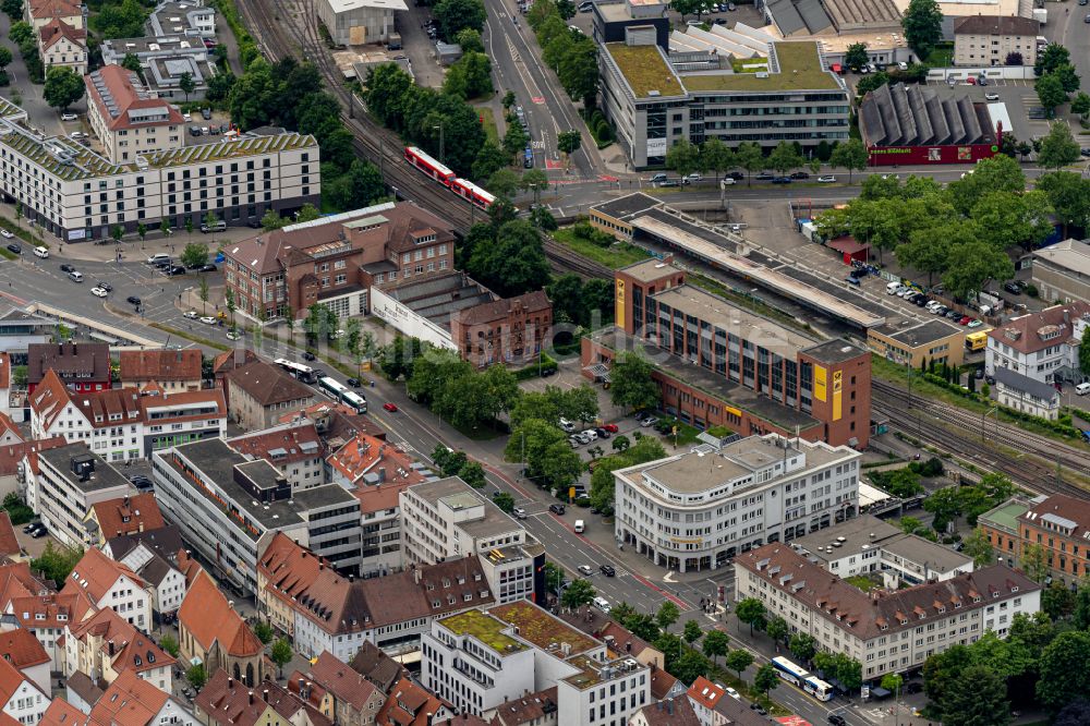 Luftaufnahme Reutlingen - Stadtansicht vom Innenstadtbereich in Reutlingen im Bundesland Baden-Württemberg, Deutschland