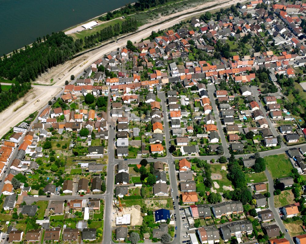 Luftbild Rheinhausen - Stadtansicht vom Innenstadtbereich in Rheinhausen im Bundesland Baden-Württemberg, Deutschland