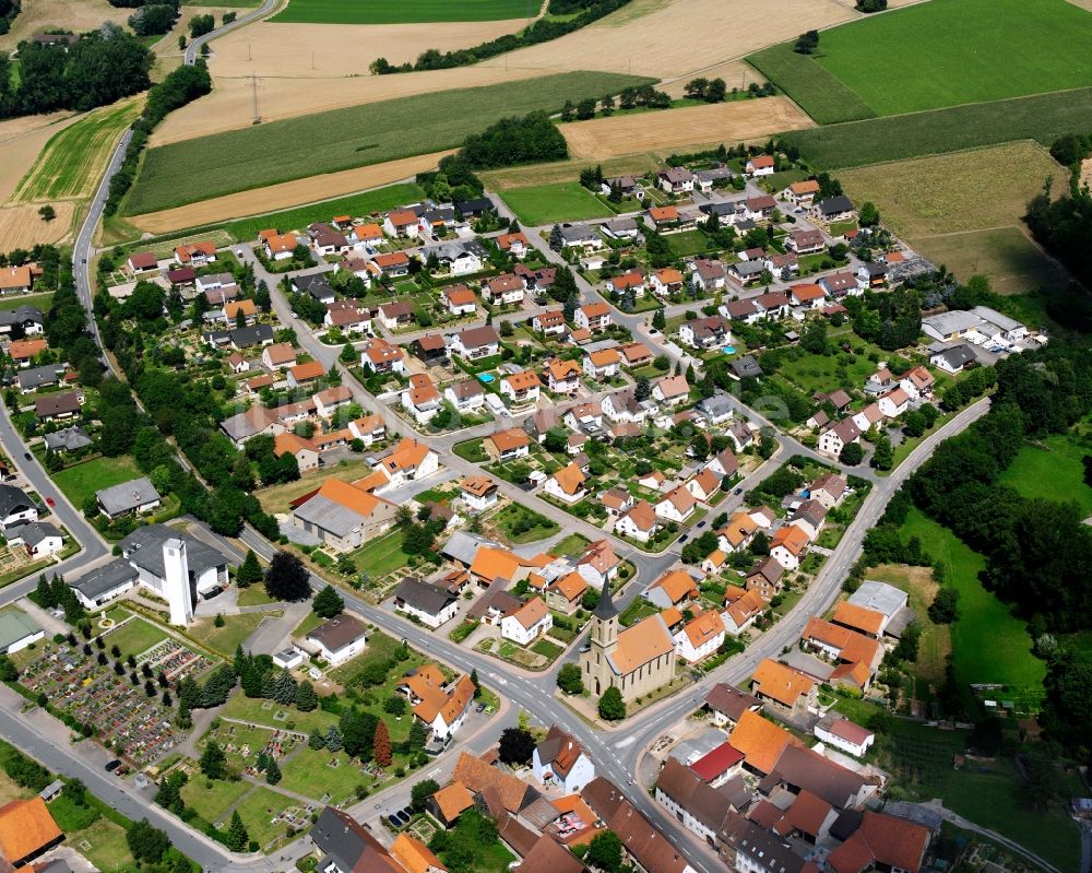 Richen aus der Vogelperspektive: Stadtansicht vom Innenstadtbereich in Richen im Bundesland Baden-Württemberg, Deutschland