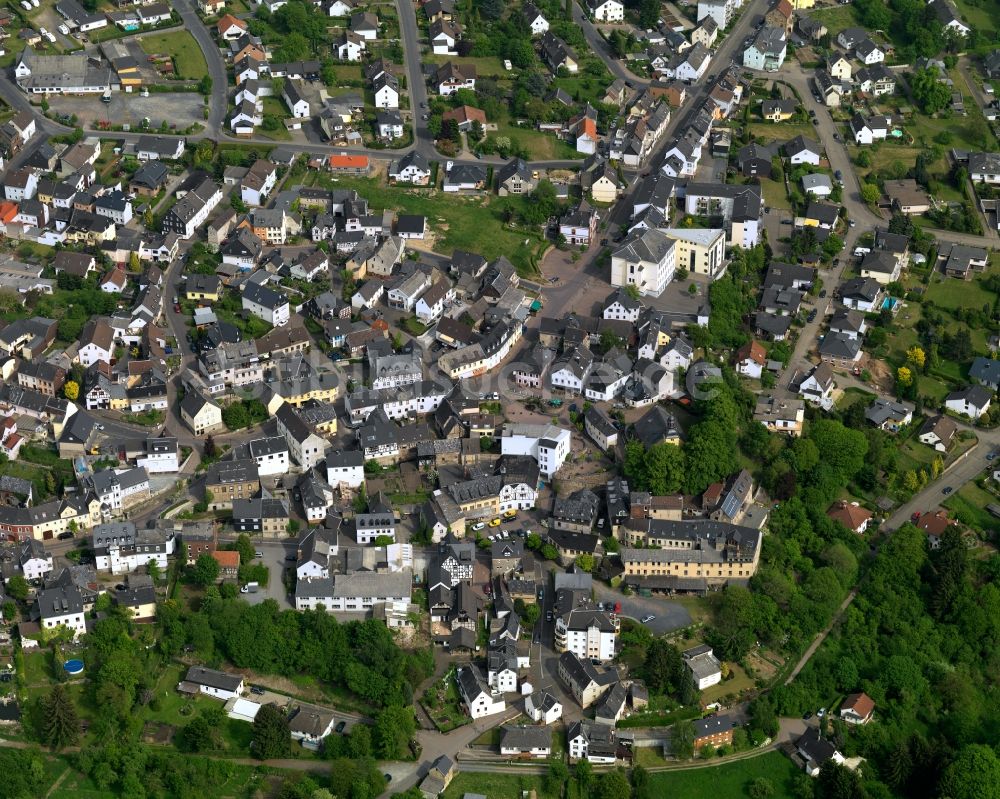 Luftbild Scheuerfeld, Höhr - Stadtansicht vom Innenstadtbereich in Scheuerfeld, Höhr im Bundesland Rheinland-Pfalz