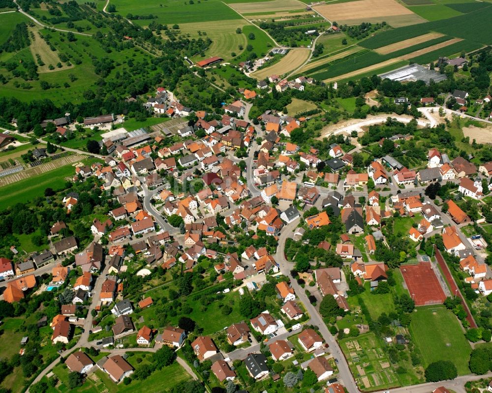 Luftbild Schlat - Stadtansicht vom Innenstadtbereich in Schlat im Bundesland Baden-Württemberg, Deutschland