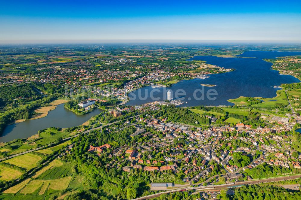 Luftbild Schleswig - Stadtansicht vom Innenstadtbereich in Schleswig im Bundesland Schleswig-Holstein