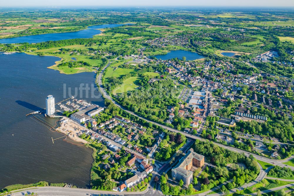 Schleswig aus der Vogelperspektive: Stadtansicht vom Innenstadtbereich in Schleswig im Bundesland Schleswig-Holstein