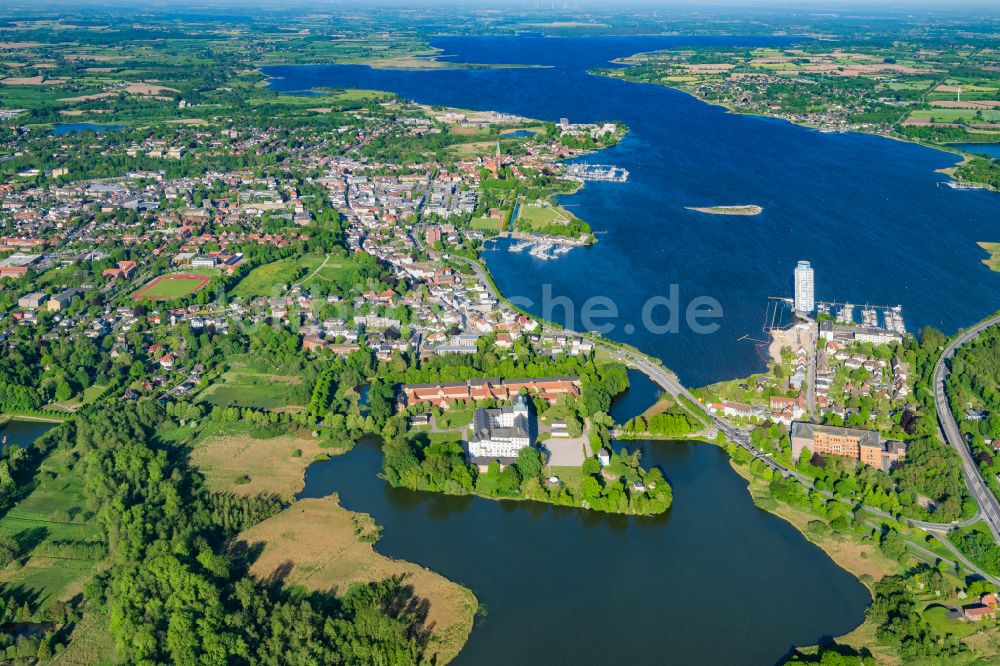 Luftbild Schleswig - Stadtansicht vom Innenstadtbereich in Schleswig im Bundesland Schleswig-Holstein