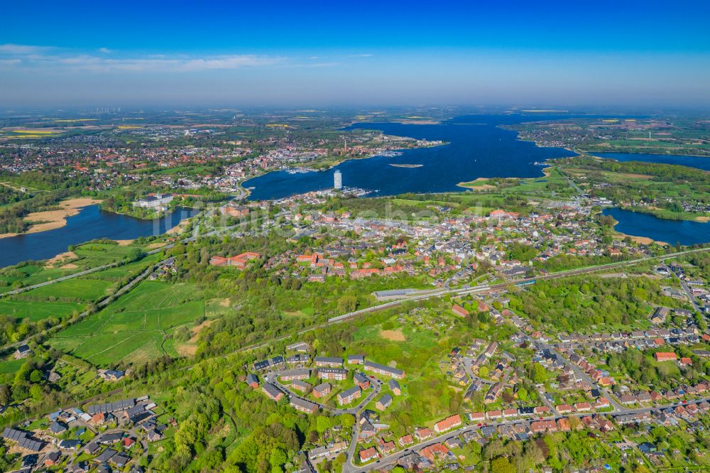 Schleswig aus der Vogelperspektive: Stadtansicht vom Innenstadtbereich in Schleswig im Bundesland Schleswig-Holstein