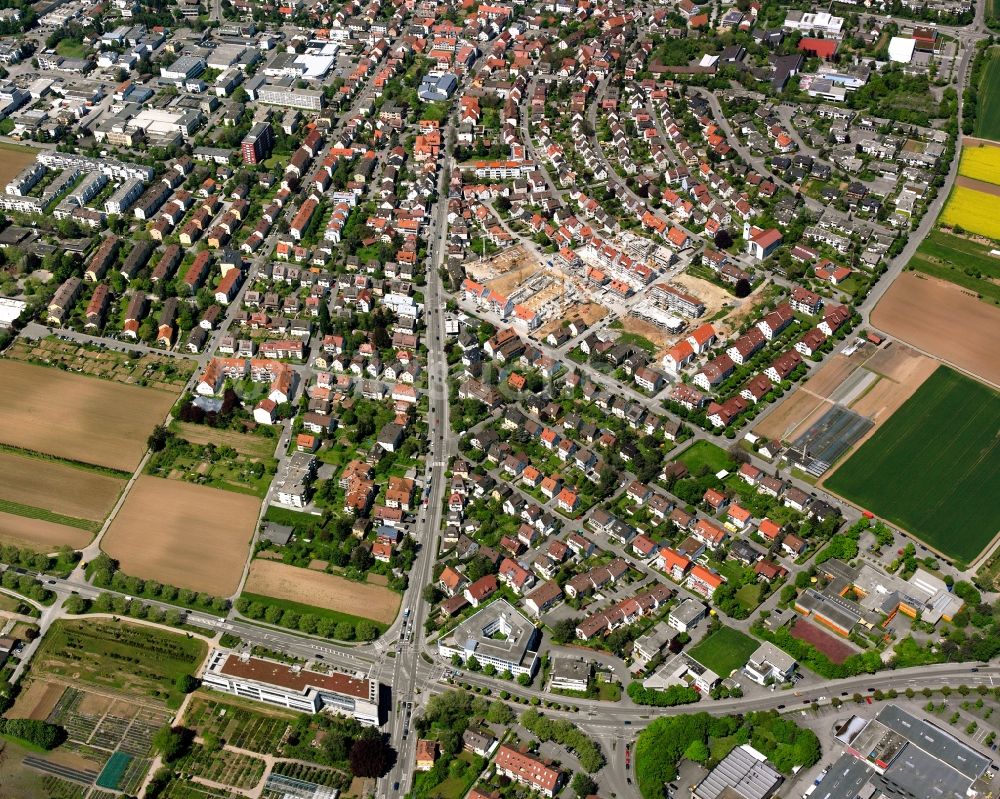 Luftbild Schmiden - Stadtansicht vom Innenstadtbereich in Schmiden im Bundesland Baden-Württemberg, Deutschland