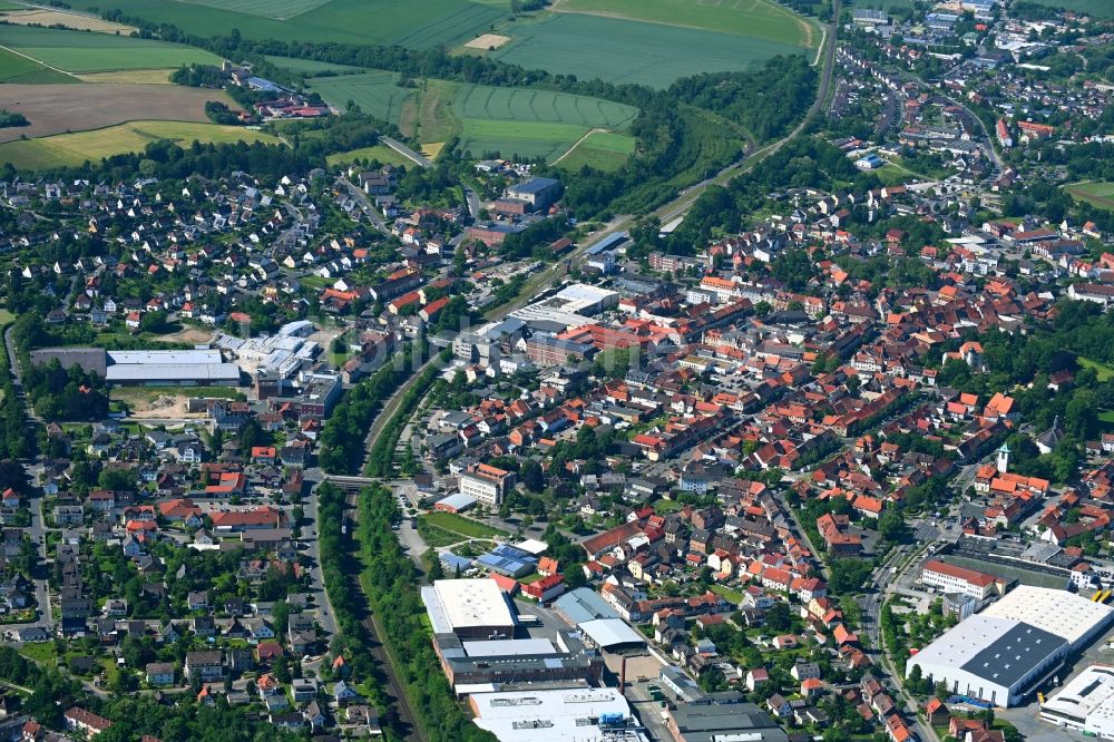 Seesen aus der Vogelperspektive: Stadtansicht vom Innenstadtbereich in Seesen im Bundesland Niedersachsen, Deutschland