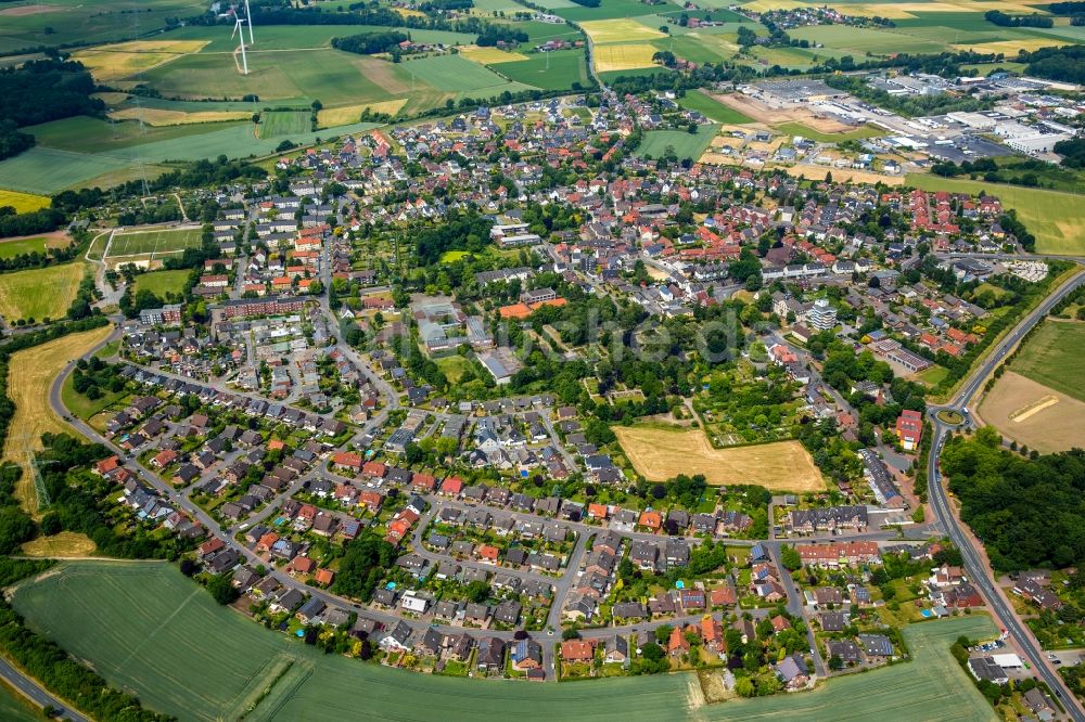 Luftbild Selm - Stadtansicht vom Innenstadtbereich in Selm im Bundesland Nordrhein-Westfalen