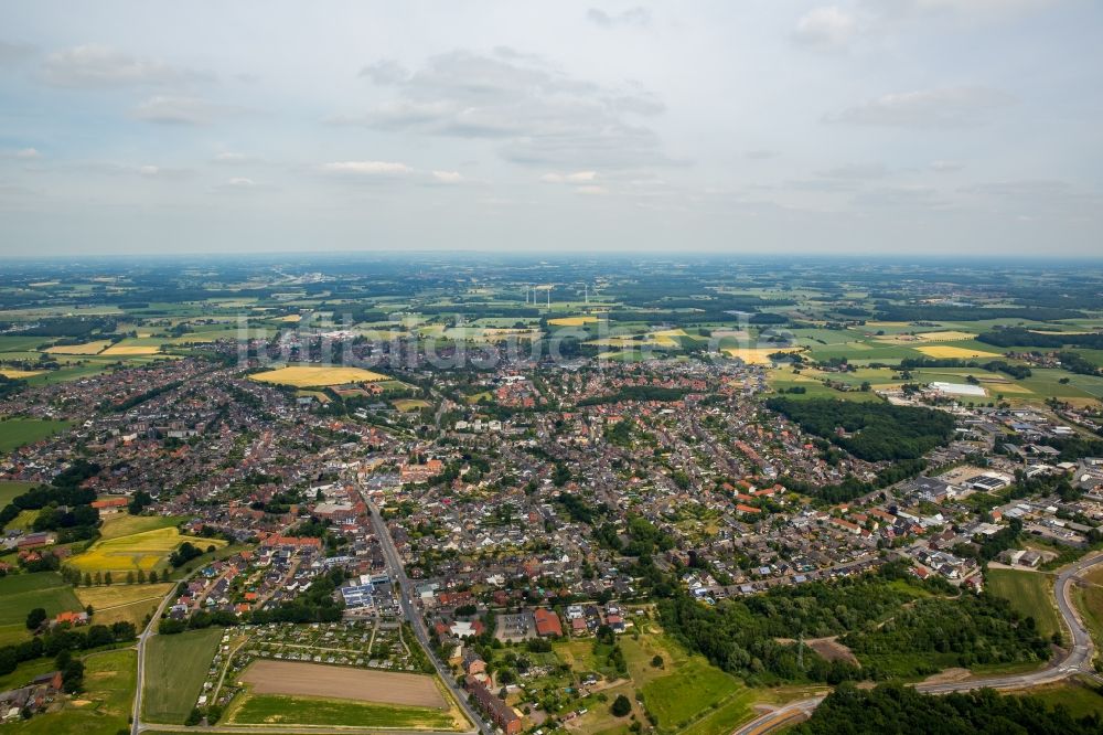 Luftaufnahme Selm - Stadtansicht vom Innenstadtbereich in Selm im Bundesland Nordrhein-Westfalen