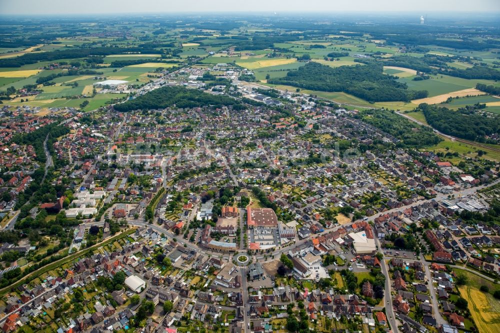 Selm aus der Vogelperspektive: Stadtansicht vom Innenstadtbereich in Selm im Bundesland Nordrhein-Westfalen