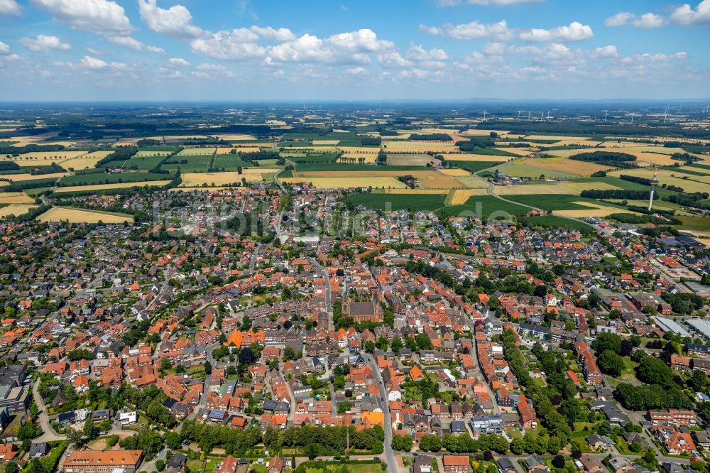 Sendenhorst von oben - Stadtansicht vom Innenstadtbereich in Sendenhorst im Bundesland Nordrhein-Westfalen, Deutschland