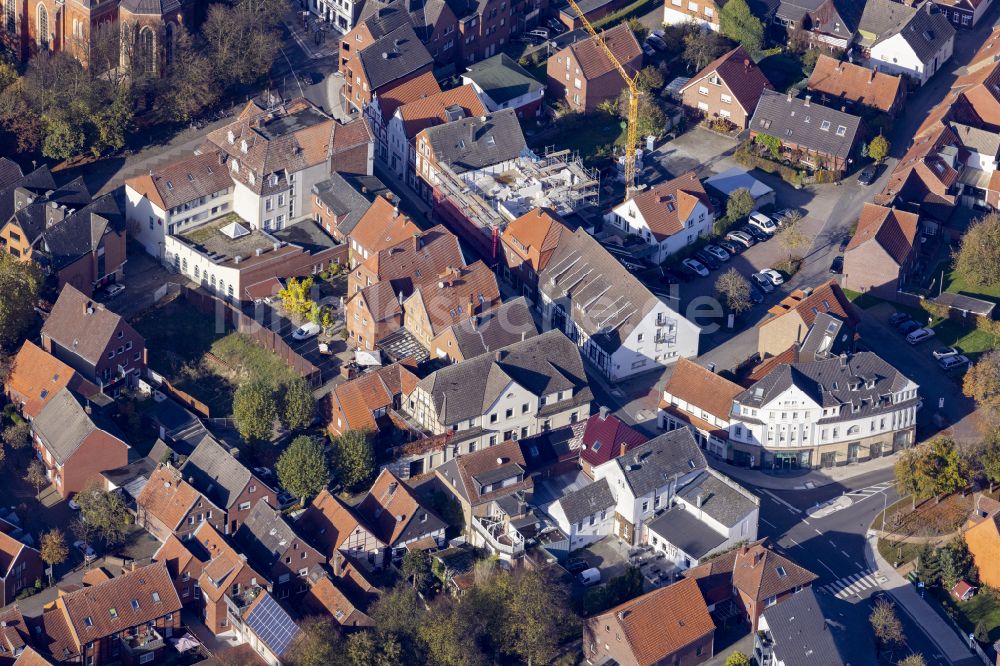 Sendenhorst von oben - Stadtansicht vom Innenstadtbereich in Sendenhorst im Bundesland Nordrhein-Westfalen, Deutschland