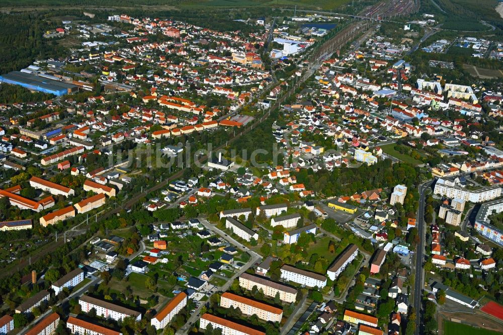 Luftbild Senftenberg - Stadtansicht vom Innenstadtbereich in Senftenberg im Bundesland Brandenburg, Deutschland