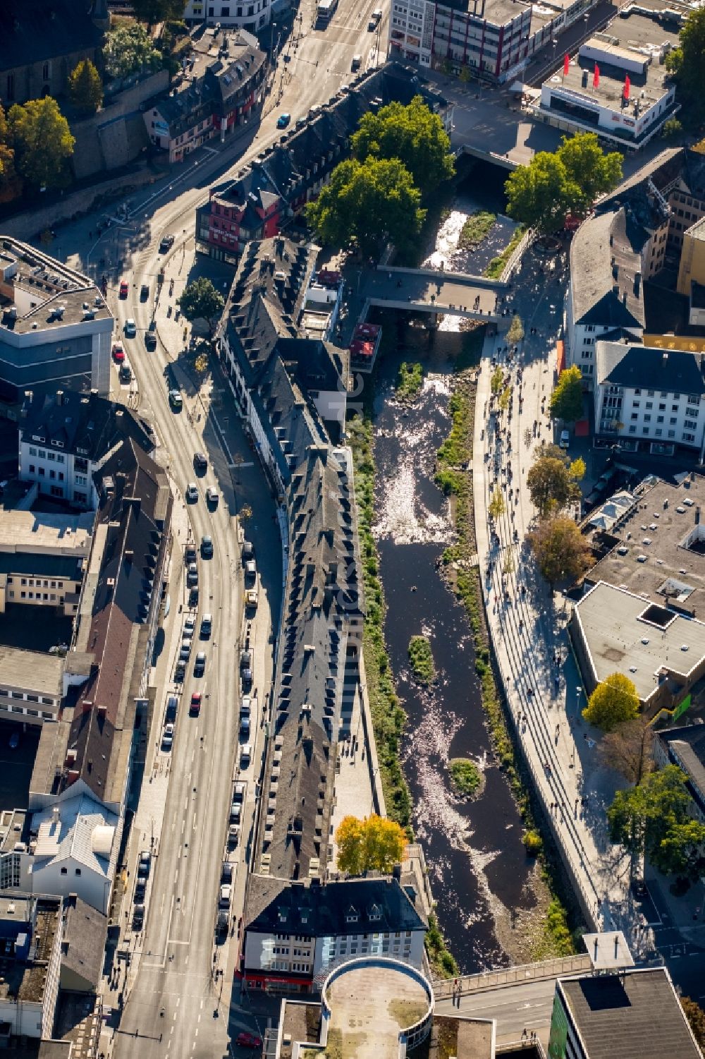 Luftbild Siegen - Stadtansicht vom Innenstadtbereich in Siegen im Bundesland Nordrhein-Westfalen