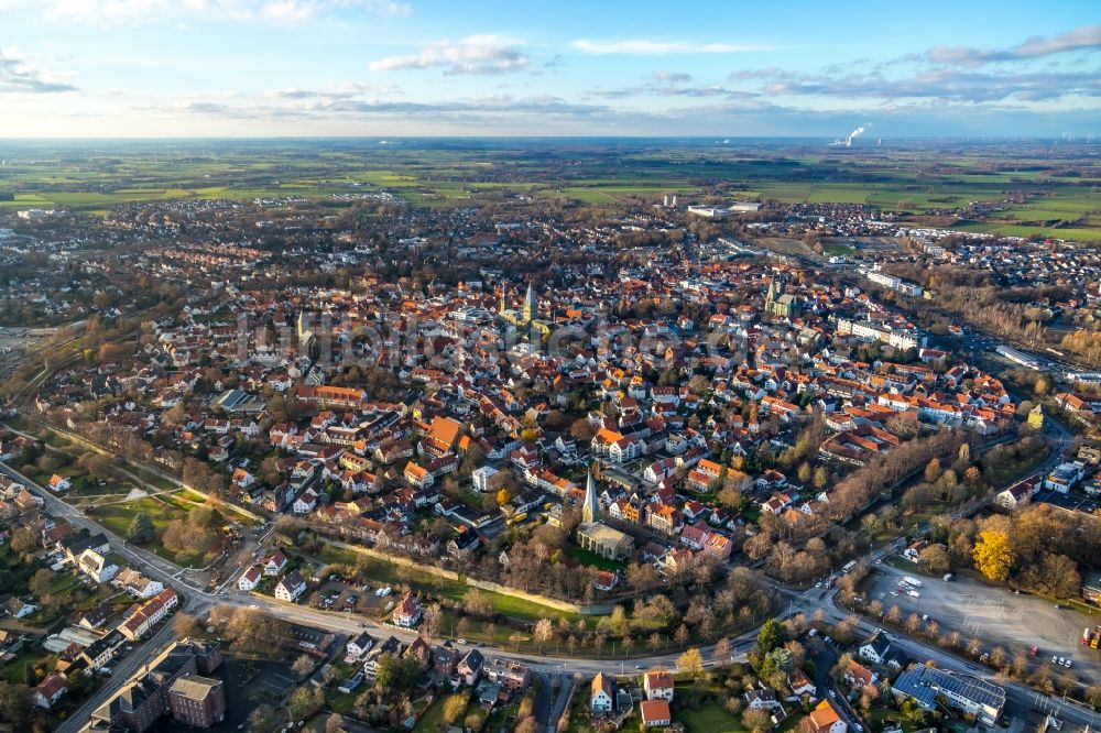 Luftbild Soest - Stadtansicht vom Innenstadtbereich in Soest im Bundesland Nordrhein-Westfalen, Deutschland