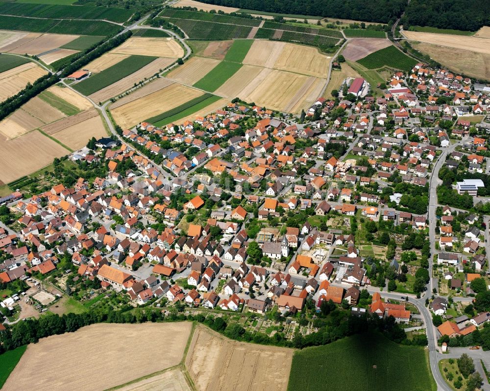 Luftaufnahme Stetten a.H. - Stadtansicht vom Innenstadtbereich in Stetten a.H. im Bundesland Baden-Württemberg, Deutschland