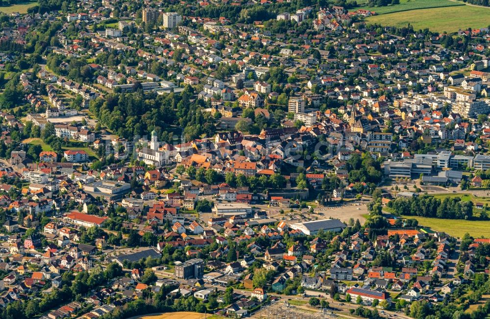 Stockach aus der Vogelperspektive: Stadtansicht vom Innenstadtbereich in Stockach im Bundesland Baden-Württemberg, Deutschland