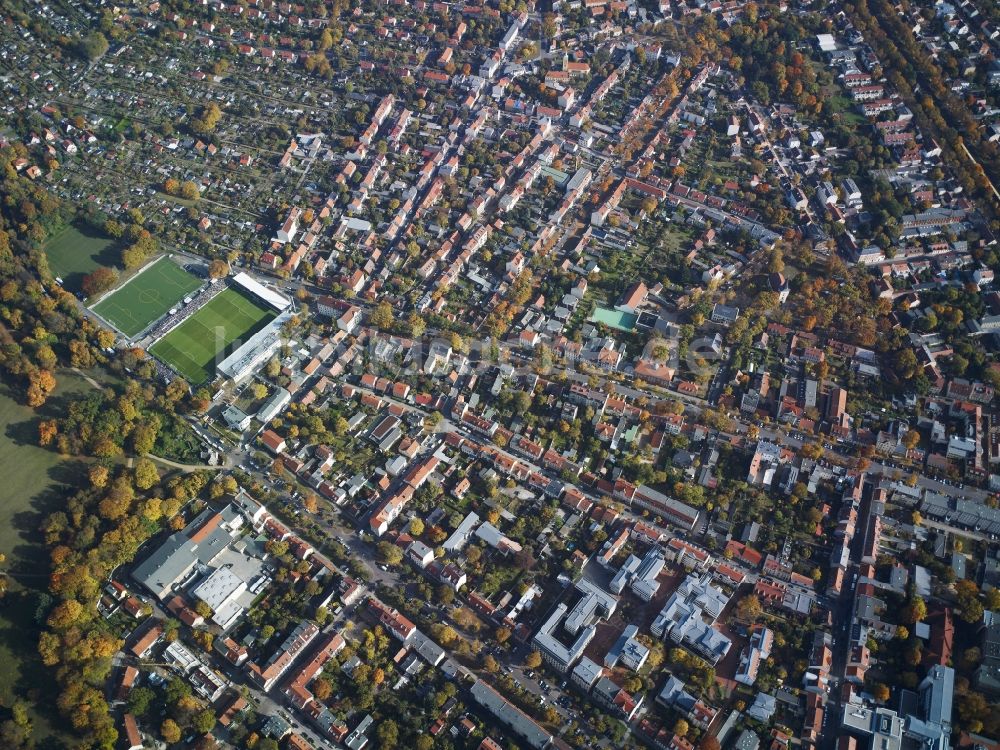 Luftbild Potsdam - Stadtansicht vom Innenstadtbereich an der Straße Alt Nowawes im Stadtteil Babelsberg in Potsdam im Bundesland Brandenburg