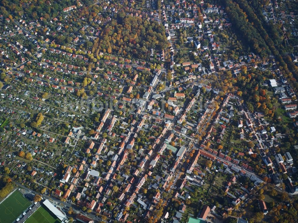 Potsdam aus der Vogelperspektive: Stadtansicht vom Innenstadtbereich an der Straße Alt Nowawes im Stadtteil Babelsberg in Potsdam im Bundesland Brandenburg