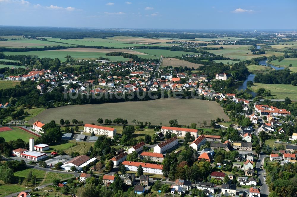 Luftaufnahme Trebsen/Mulde - Stadtansicht vom Innenstadtbereich in Trebsen/Mulde im Bundesland Sachsen