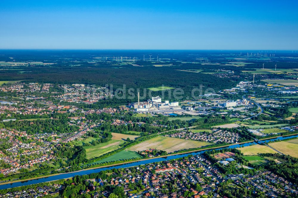 Luftbild Uelzen - Stadtansicht und Innenstadtbereich in Uelzen im Bundesland Niedersachsen, Deutschland