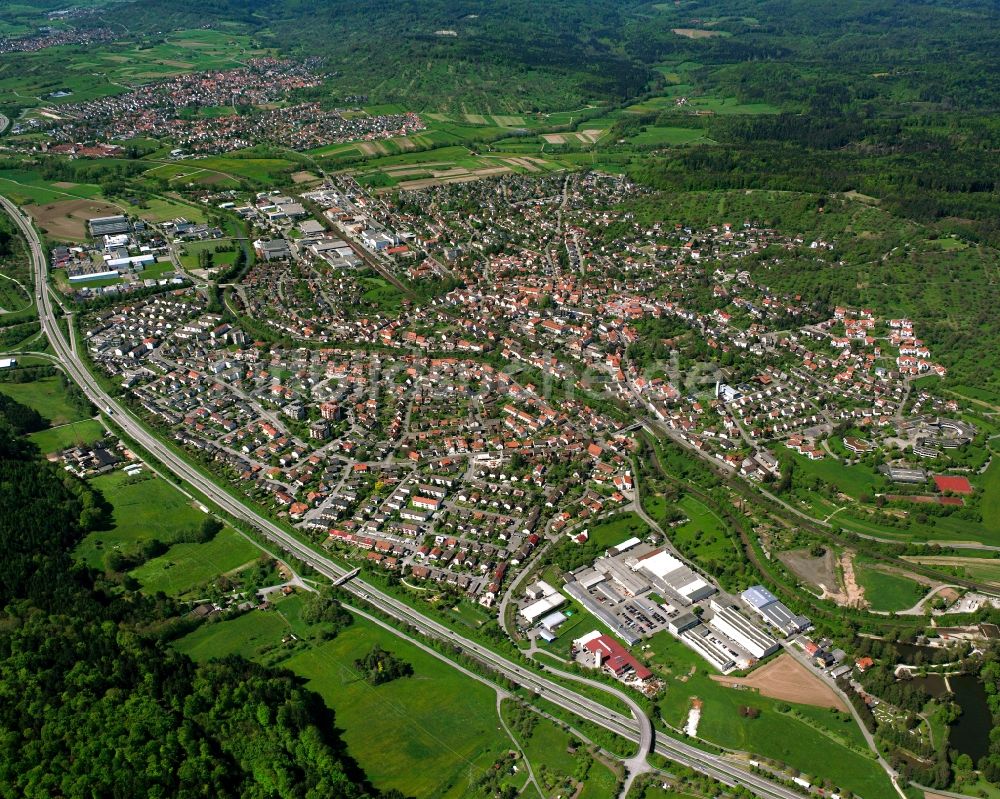 Luftbild Walkersbach - Stadtansicht vom Innenstadtbereich in Walkersbach im Bundesland Baden-Württemberg, Deutschland