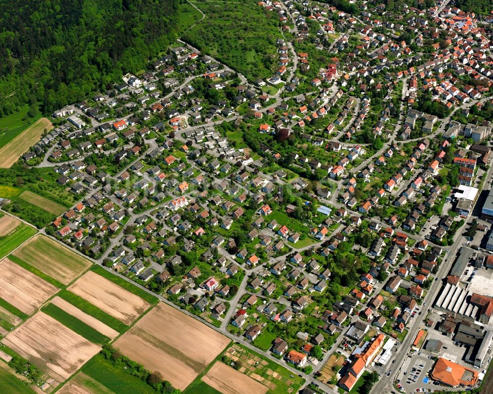 Luftaufnahme Walkersbach - Stadtansicht vom Innenstadtbereich in Walkersbach im Bundesland Baden-Württemberg, Deutschland