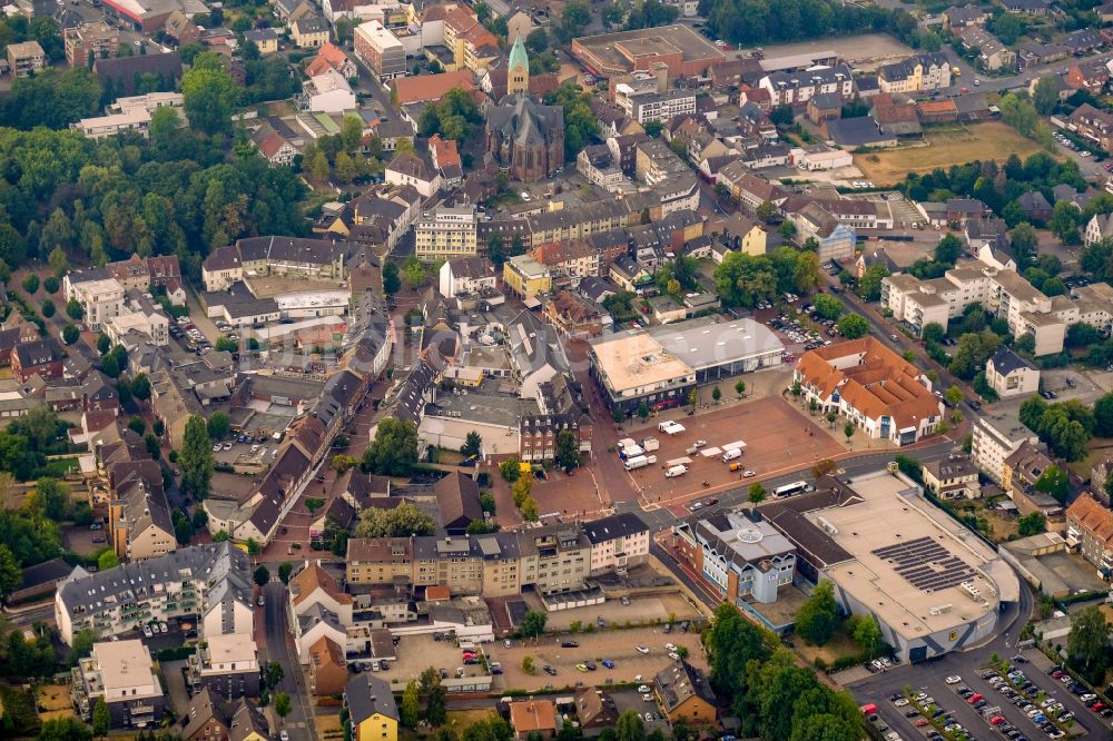 Luftbild Waltrop - Stadtansicht vom Innenstadtbereich in Waltrop im Bundesland Nordrhein-Westfalen, Deutschland