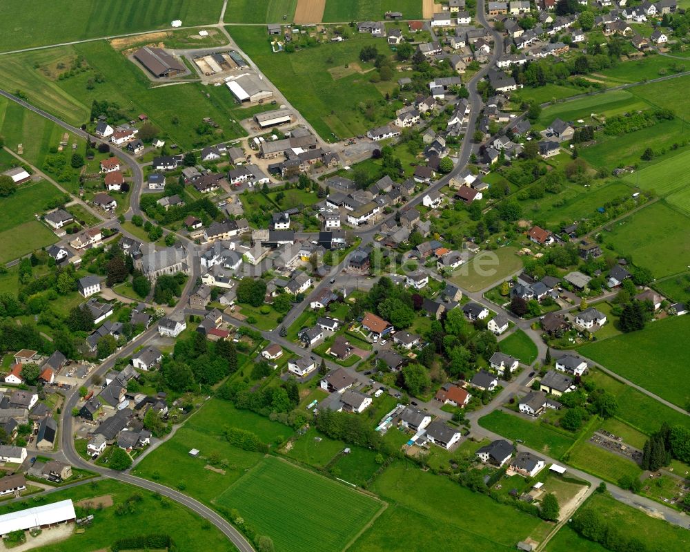 Luftaufnahme Weidenhahn - Stadtansicht vom Innenstadtbereich in Weidenhahn im Bundesland Rheinland-Pfalz