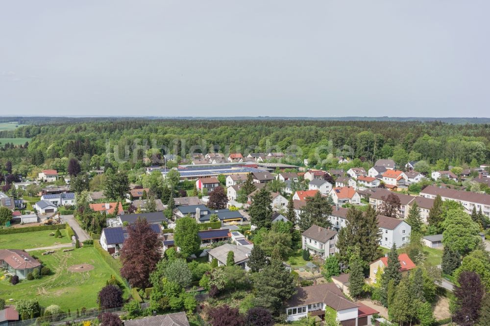 Weißenhorn von oben - Stadtansicht vom Innenstadtbereich in Weißenhorn im Bundesland Bayern