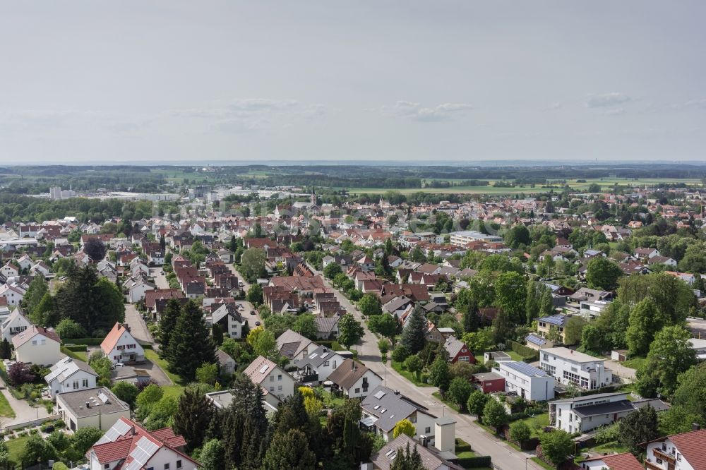 Luftbild Weißenhorn - Stadtansicht vom Innenstadtbereich in Weißenhorn im Bundesland Bayern