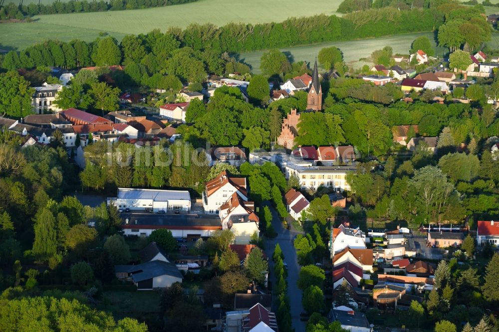 Werneuchen aus der Vogelperspektive: Stadtansicht vom Innenstadtbereich in Werneuchen im Bundesland Brandenburg, Deutschland