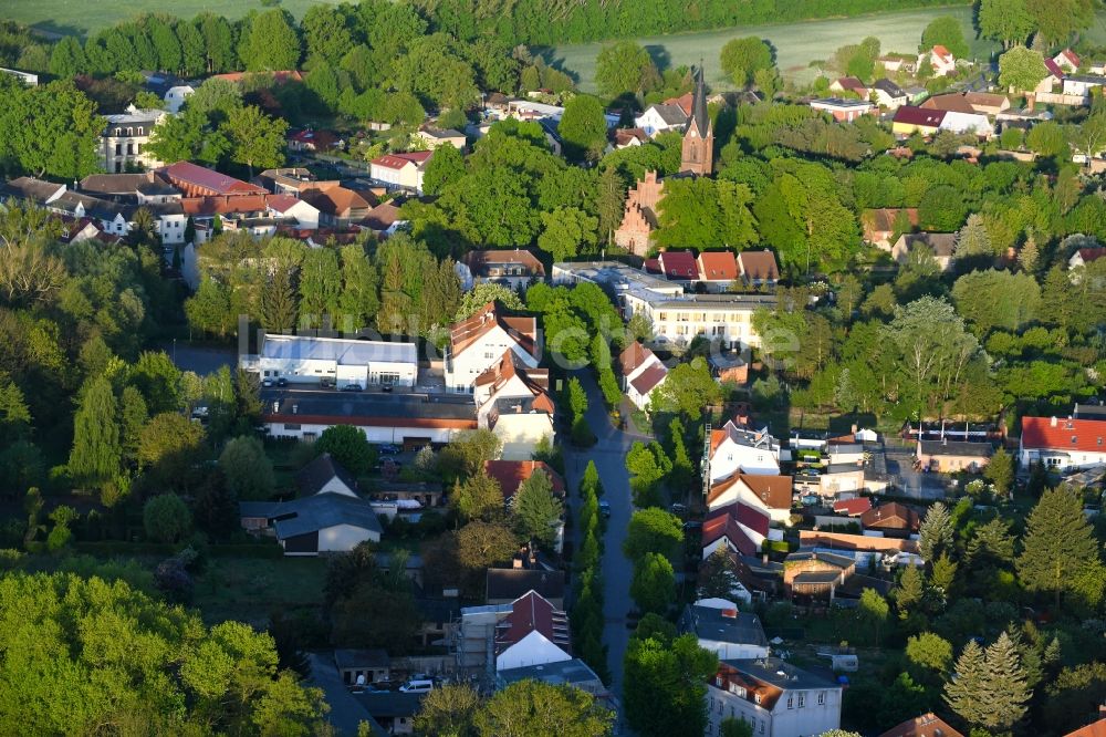 Luftbild Werneuchen - Stadtansicht vom Innenstadtbereich in Werneuchen im Bundesland Brandenburg, Deutschland