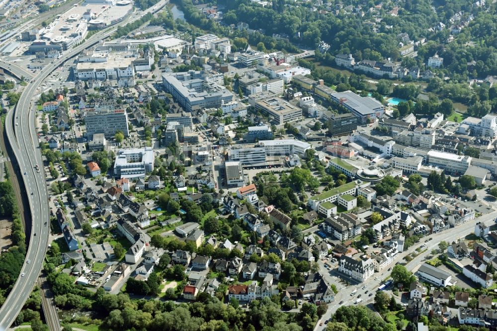 Luftaufnahme Wetzlar - Stadtansicht vom Innenstadtbereich in Wetzlar im Bundesland Hessen, Deutschland