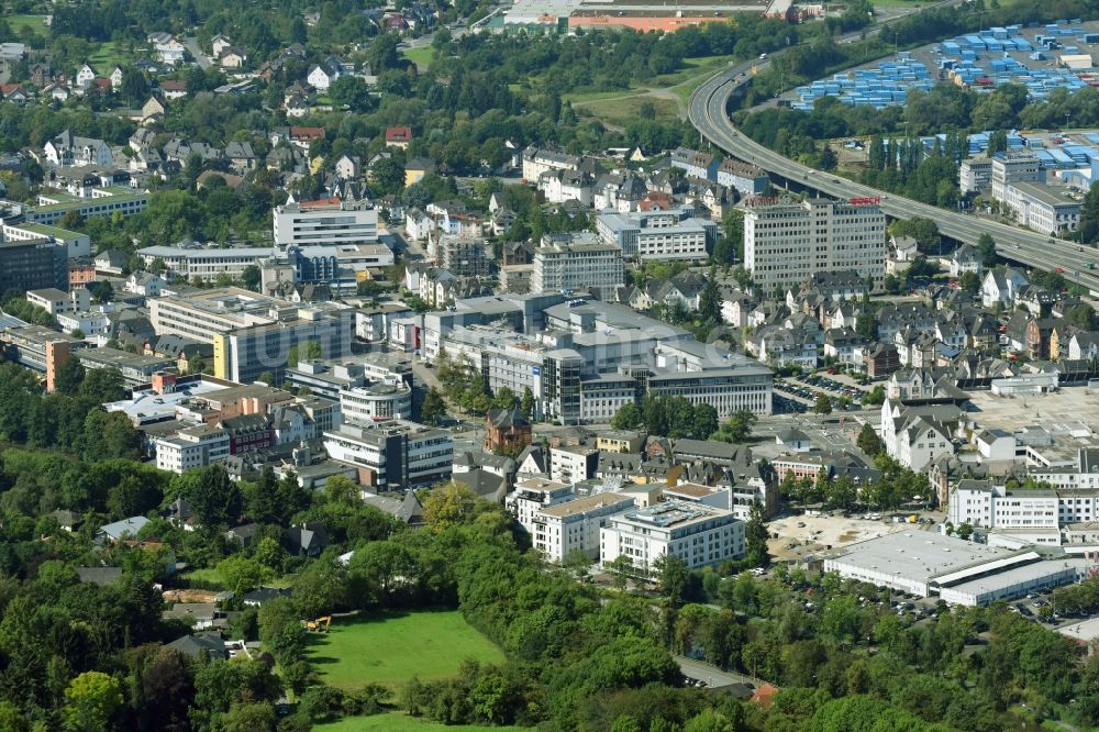 Wetzlar aus der Vogelperspektive: Stadtansicht vom Innenstadtbereich in Wetzlar im Bundesland Hessen, Deutschland