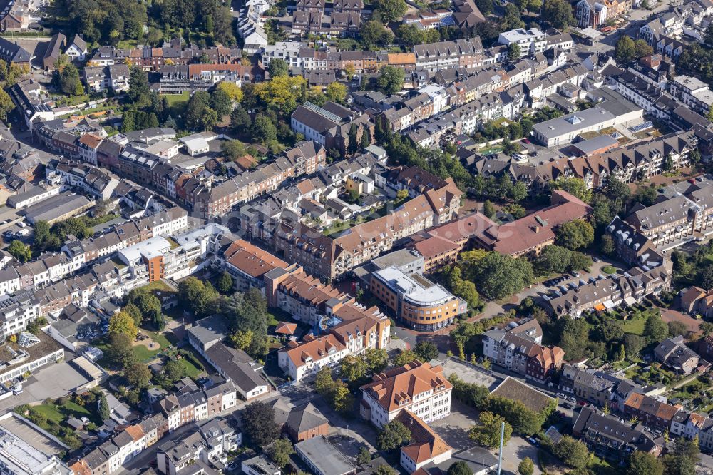 Würselen von oben - Stadtansicht vom Innenstadtbereich in Würselen im Bundesland Nordrhein-Westfalen, Deutschland