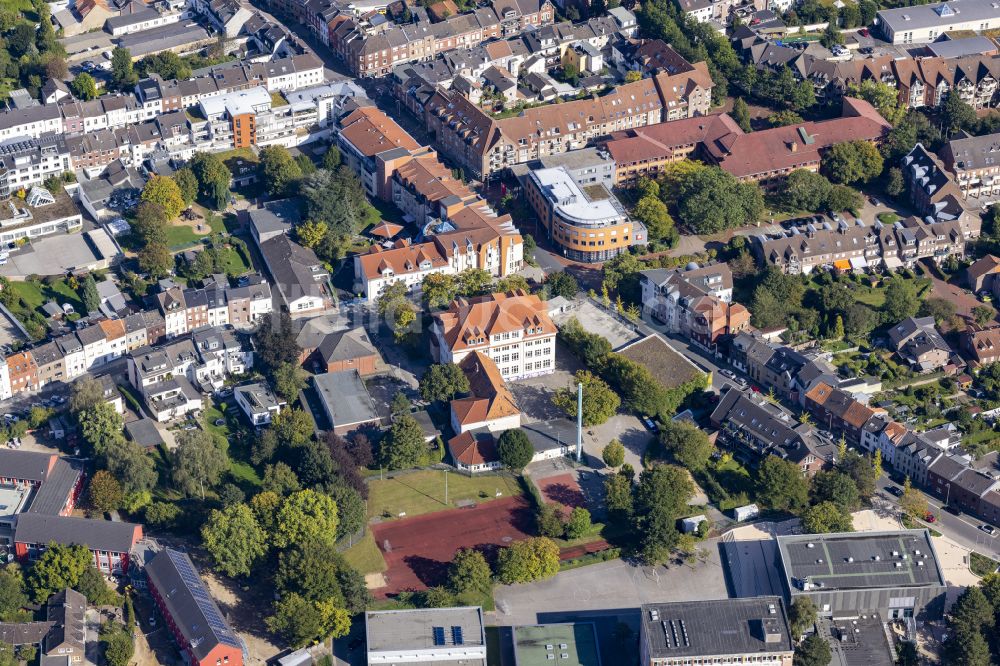 Würselen aus der Vogelperspektive: Stadtansicht vom Innenstadtbereich in Würselen im Bundesland Nordrhein-Westfalen, Deutschland