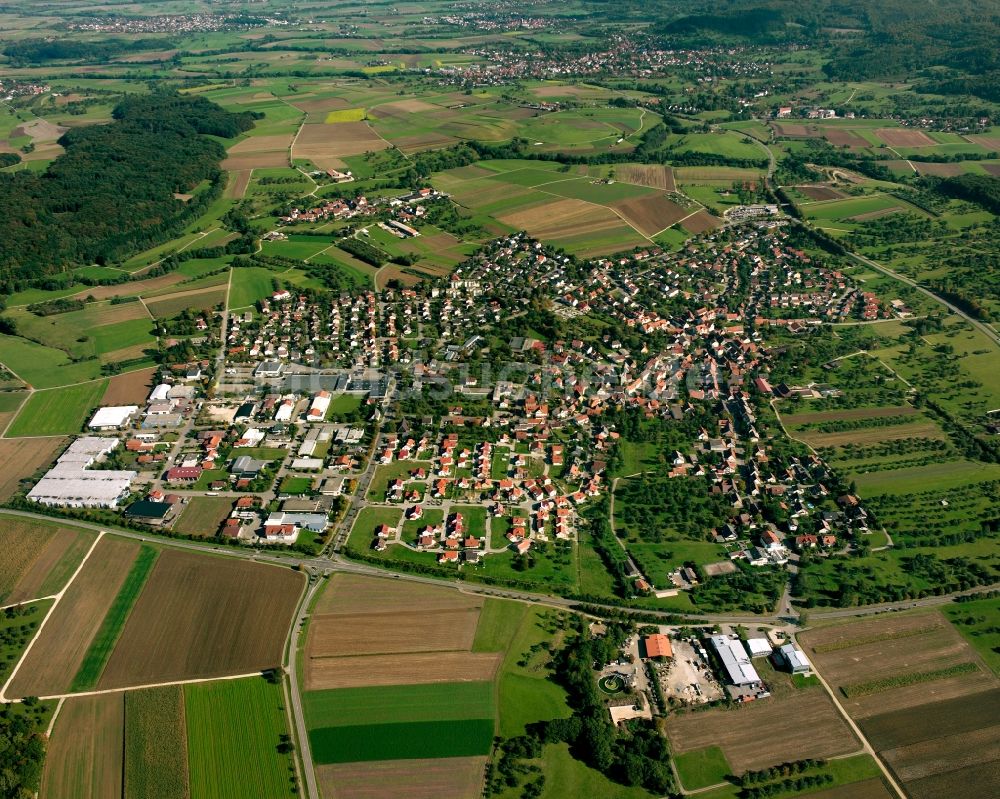 Luftbild Zell - Stadtansicht vom Innenstadtbereich in Zell im Bundesland Baden-Württemberg, Deutschland