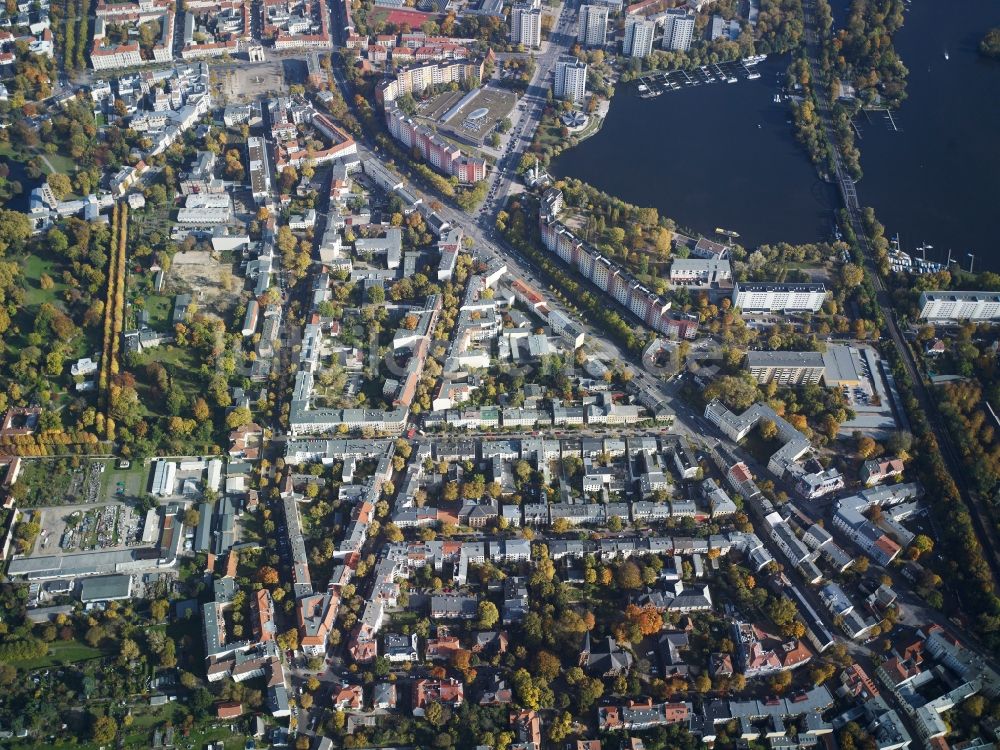 Luftbild Potsdam - Stadtansicht vom Innenstadtbereich an der Zeppelinstraße in Potsdam im Bundesland Brandenburg