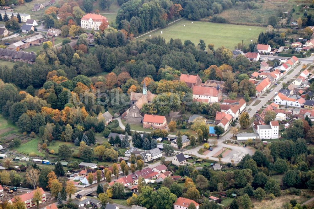 Jüterbog aus der Vogelperspektive: Stadtansicht vom Innenstadtbereich von Zinna, Jüterbog im Bundesland Brandenburg