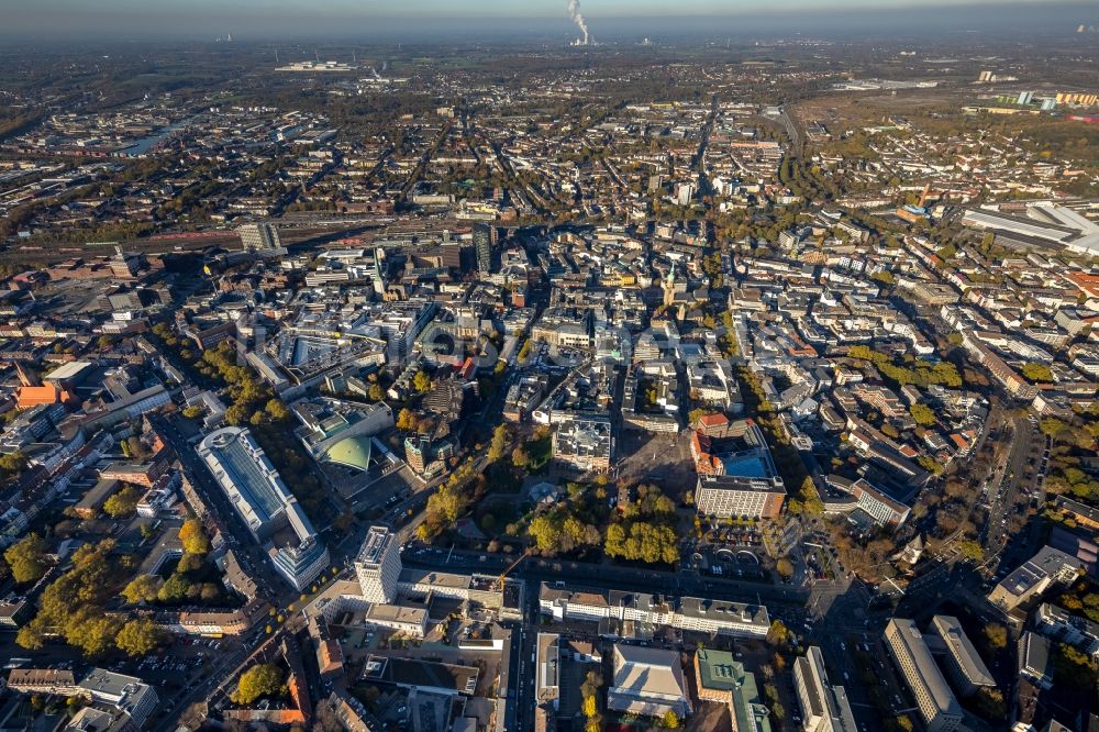 Luftbild Dortmund - Stadtansicht des Innenstadtbereiches in Dortmund im Bundesland Nordrhein-Westfalen, Deutschland