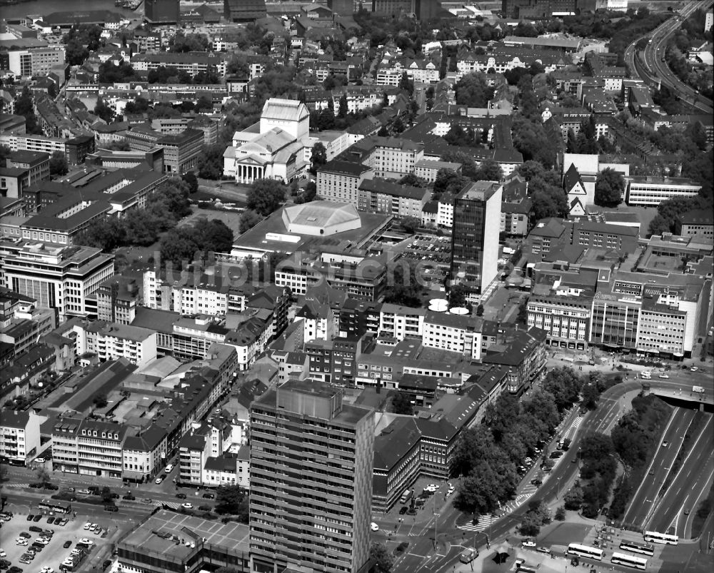 Luftbild Duisburg - Stadtansicht des Innenstadtbereiches in Duisburg im Bundesland Nordrhein-Westfalen, Deutschland