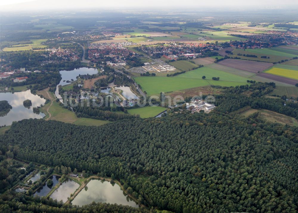 Gifhorn aus der Vogelperspektive: Stadtansicht des Innenstadtbereiches in Gifhorn im Bundesland Niedersachsen, Deutschland